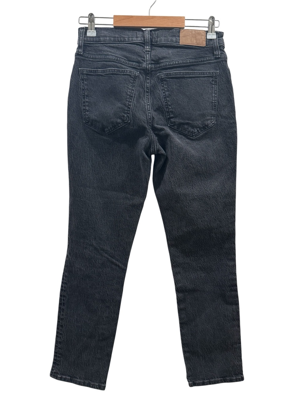 Madewell Washed Black Straight-Leg Jeans - Picture 3 of 7